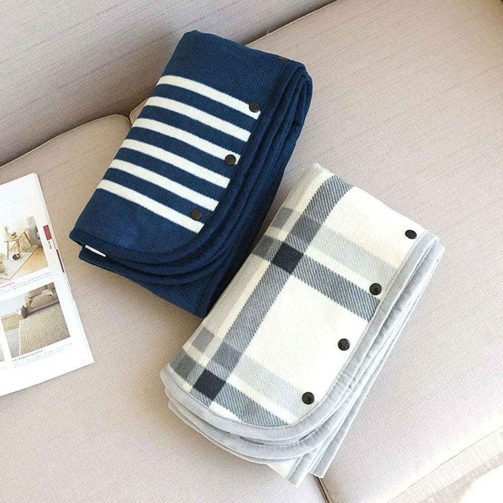 Wrap-Around Fleece Throw