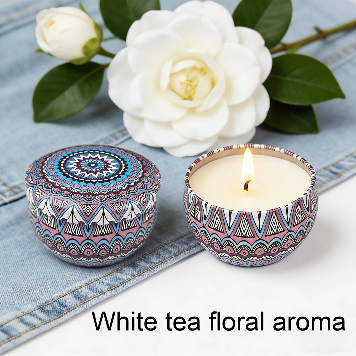 Mini Scented Soy Candle Tin – Aromatherapy Candle