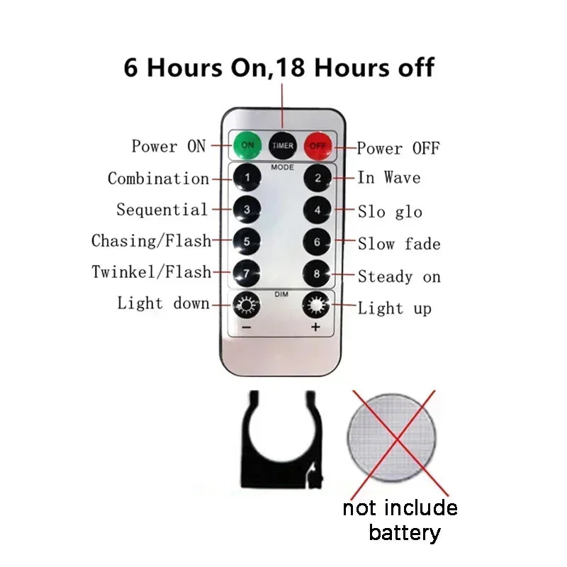Sparkle Net Curtain Lights – Remote Control LED String