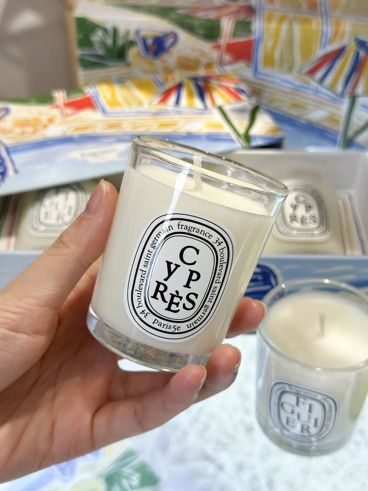French-Style Scented Candle – Elegant Home Fragrance