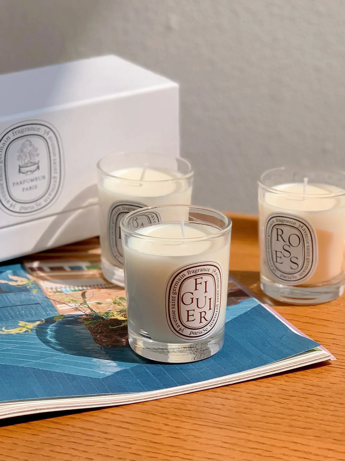 French-Style Scented Candle – Elegant Home Fragrance
