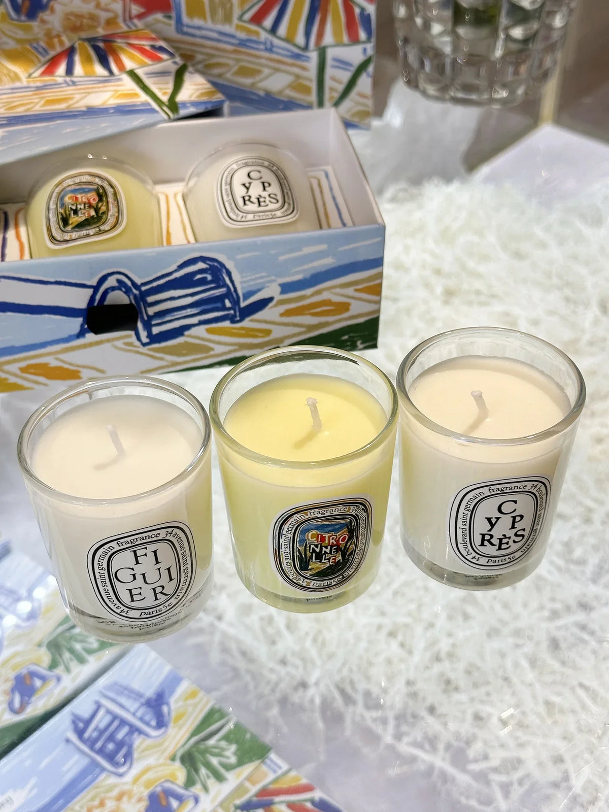 French-Style Scented Candle – Elegant Home Fragrance