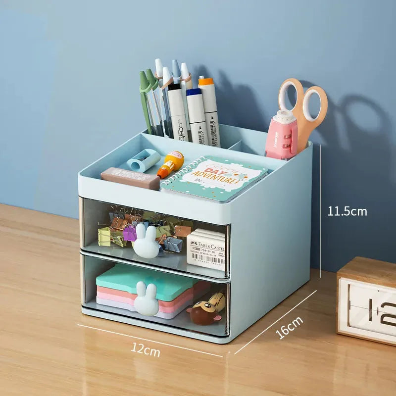 Multi-Tier Desk Organizer with Drawer