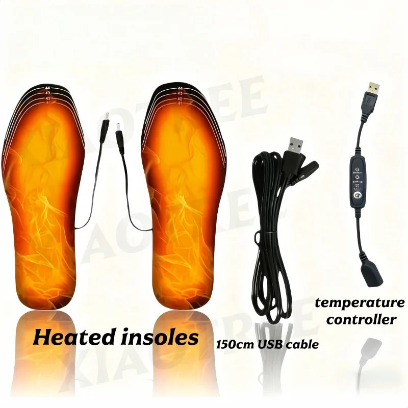 USB Heated Insoles – Electric Foot Warmer