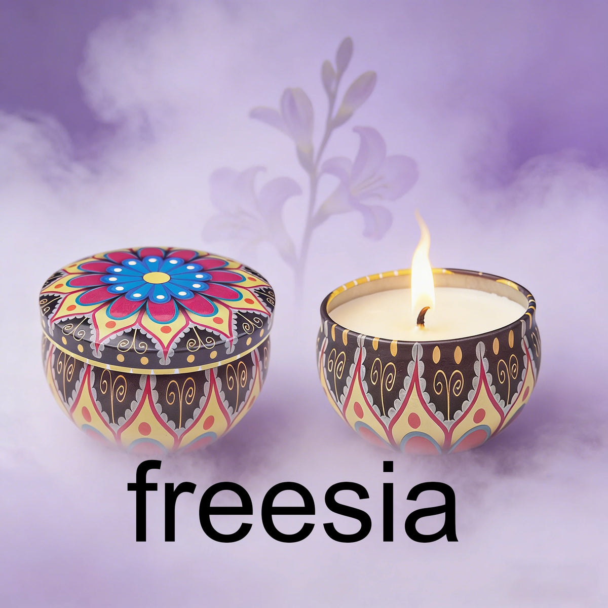 Mini Scented Soy Candle Tin – Aromatherapy Candle