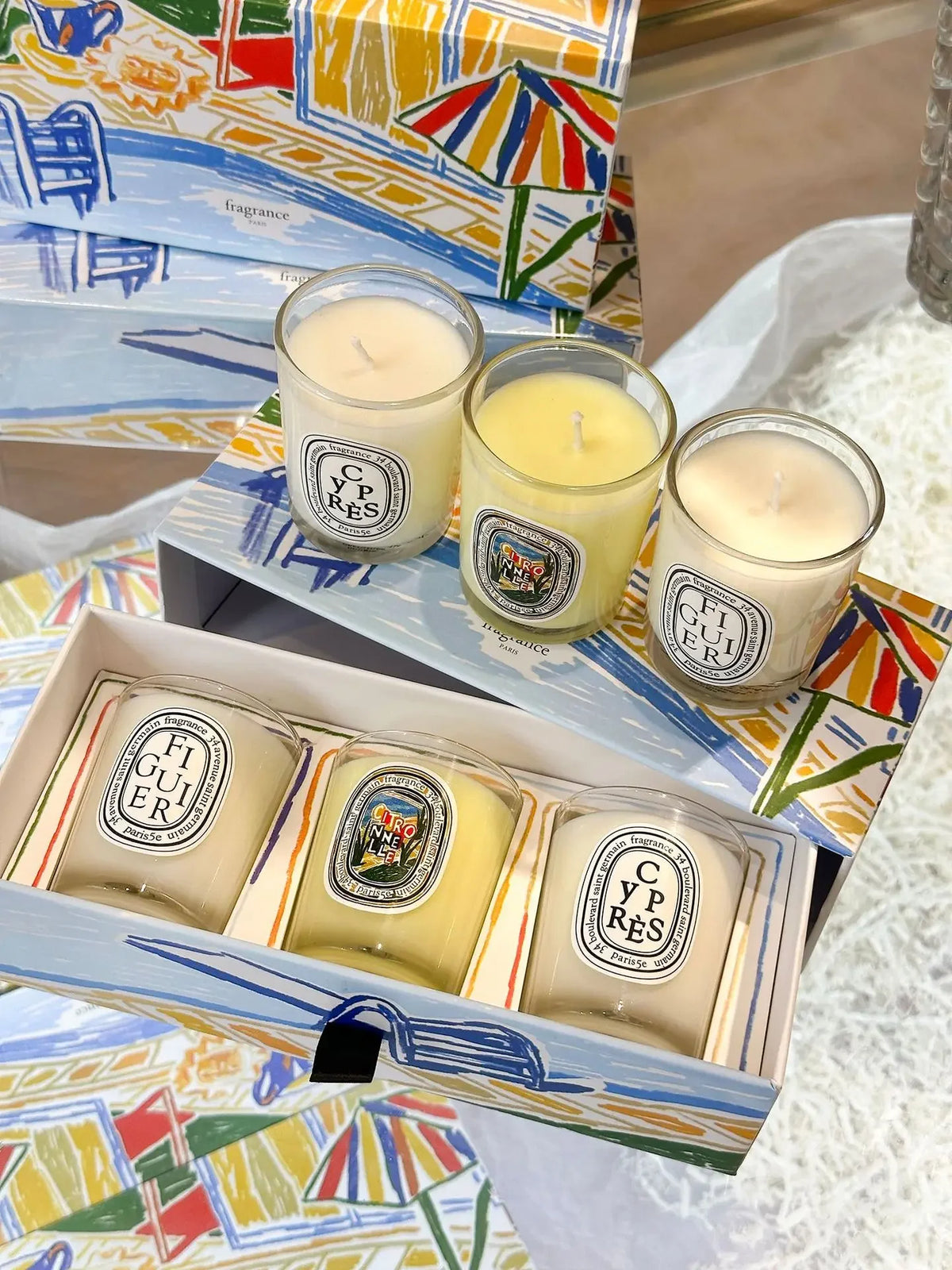 French-Style Scented Candle – Elegant Home Fragrance