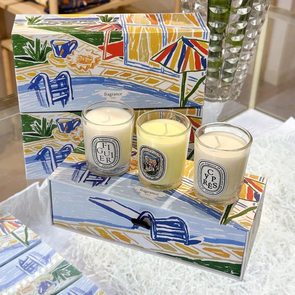 French-Style Scented Candle – Elegant Home Fragrance