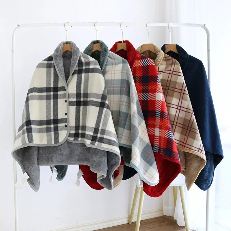 Wrap-Around Fleece Throw