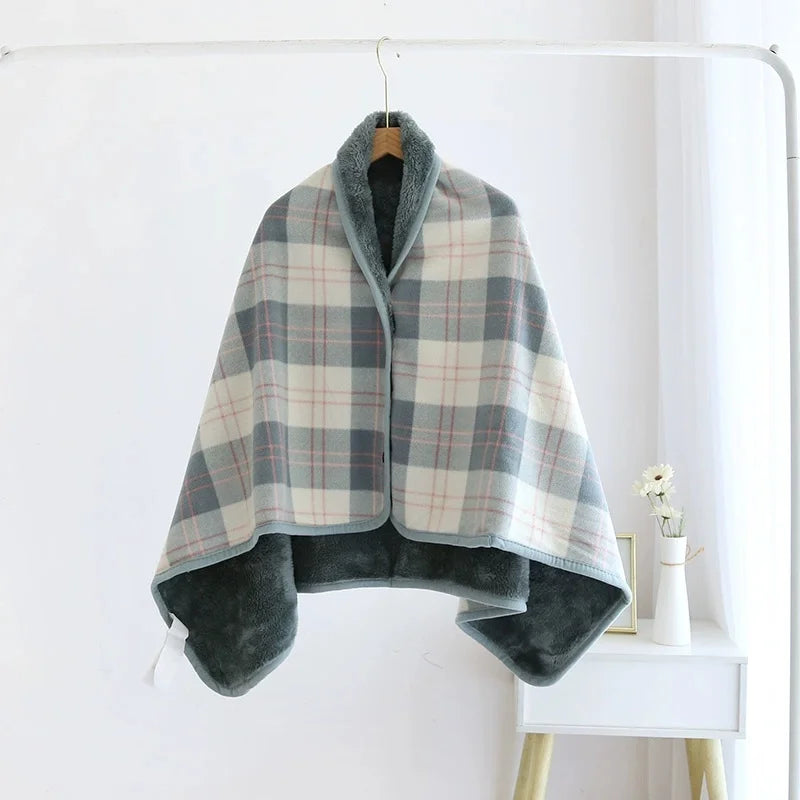 Wrap-Around Fleece Throw