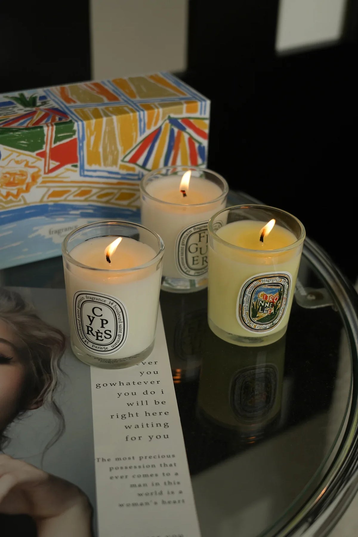 French-Style Scented Candle – Elegant Home Fragrance