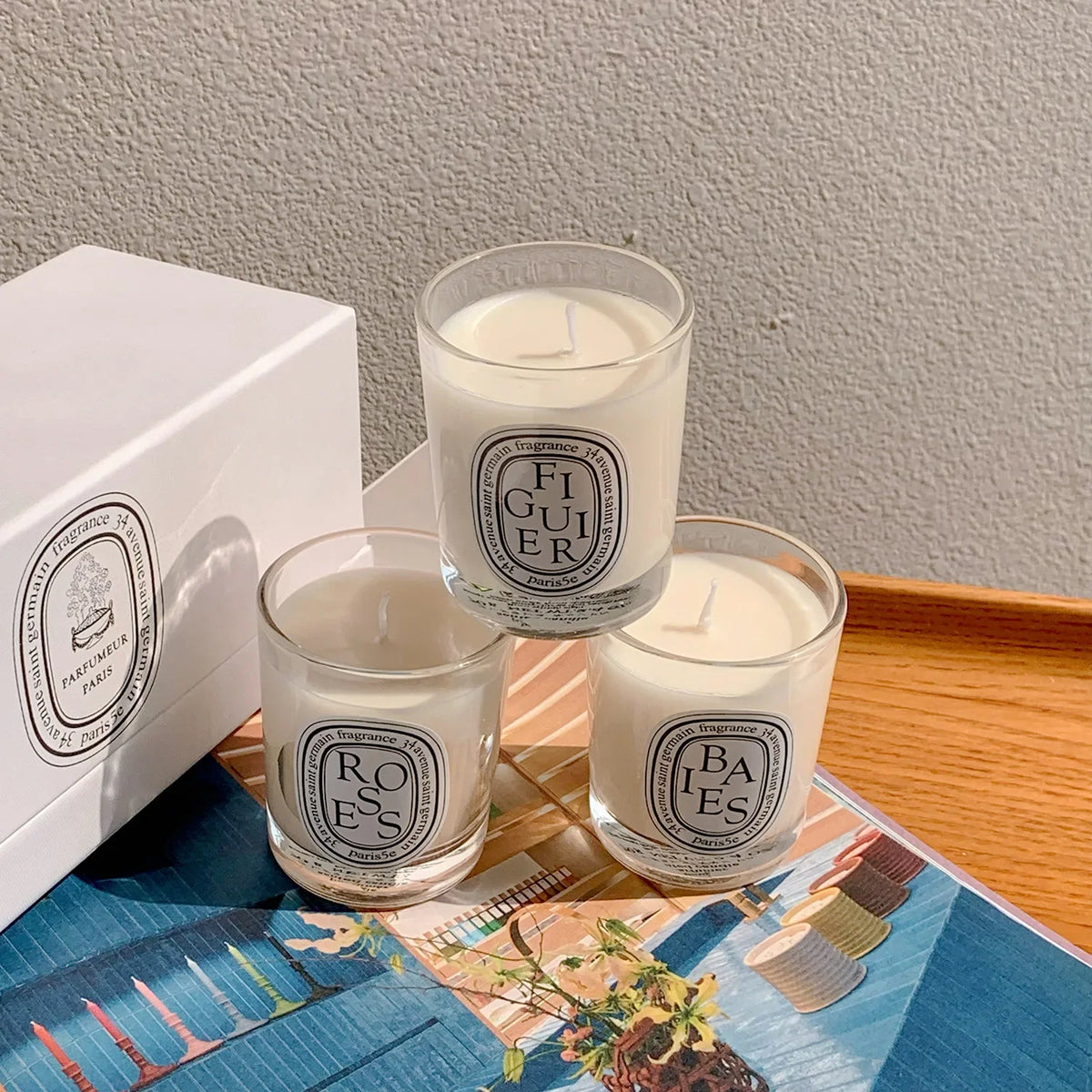 French-Style Scented Candle – Elegant Home Fragrance