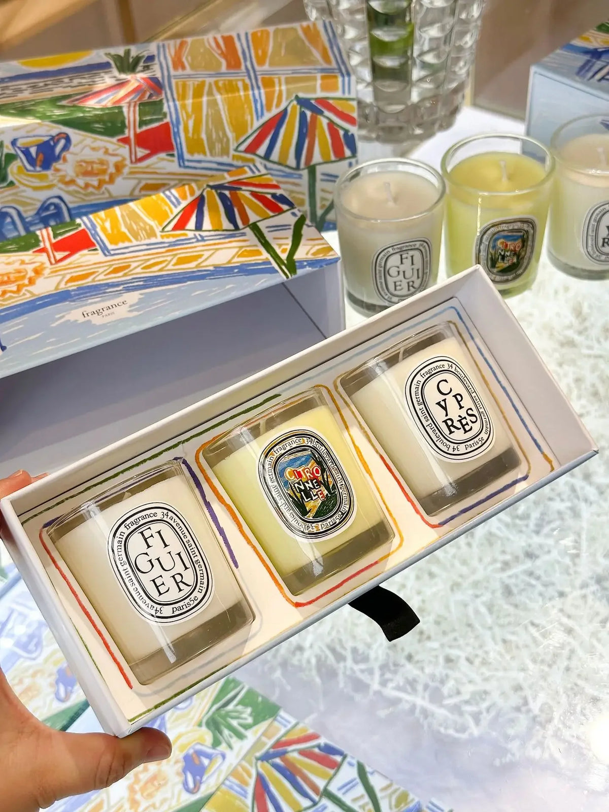 French-Style Scented Candle – Elegant Home Fragrance