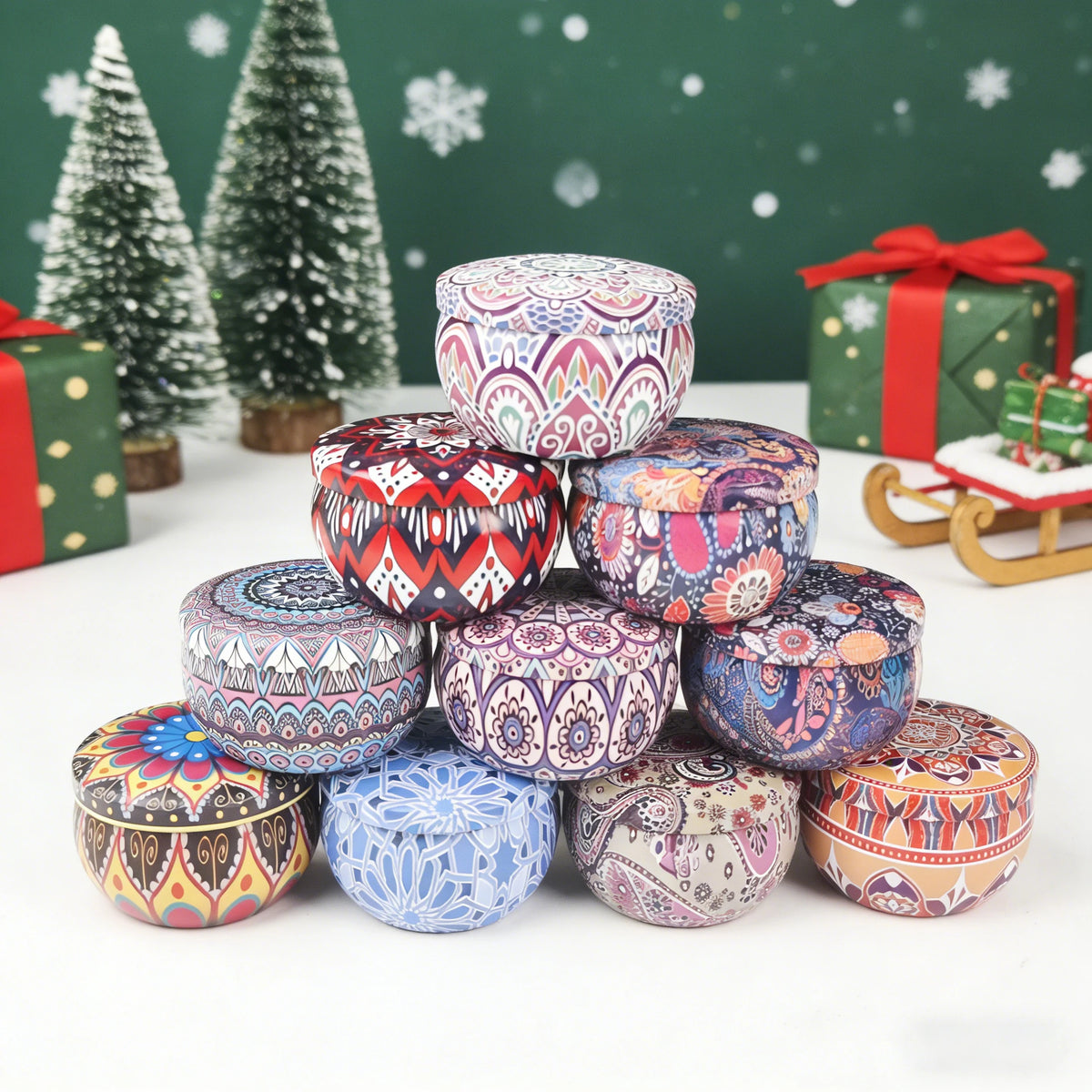 Mini Scented Soy Candle Tin – Aromatherapy Candle