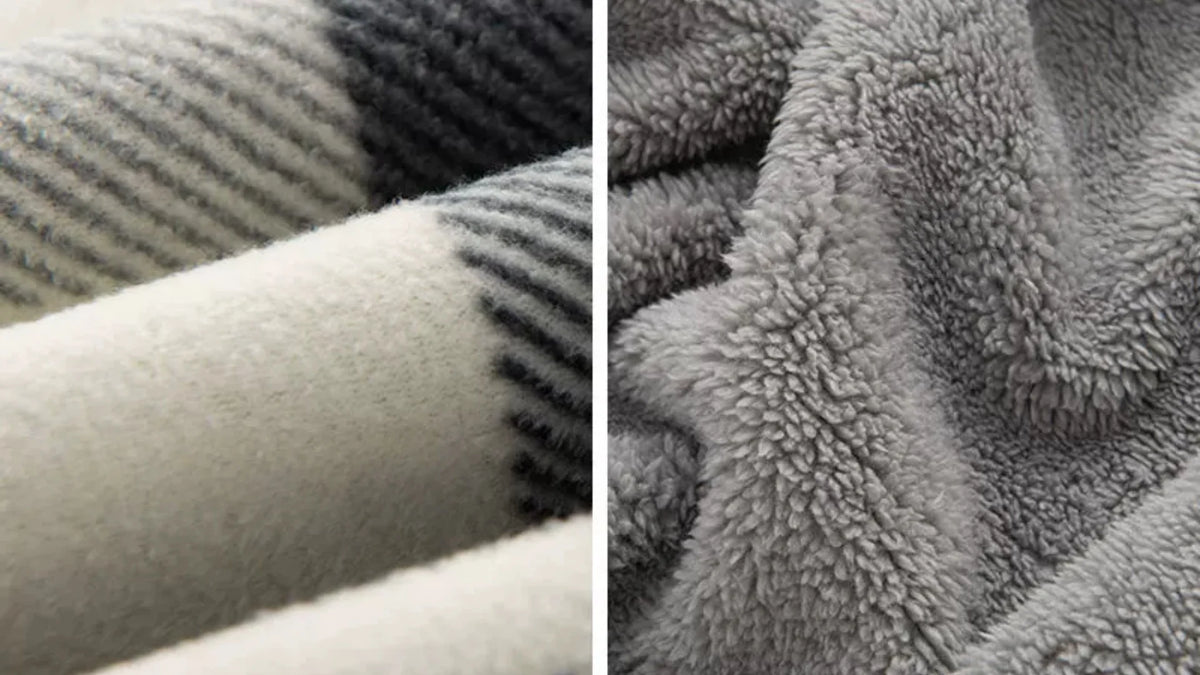 Wrap-Around Fleece Throw