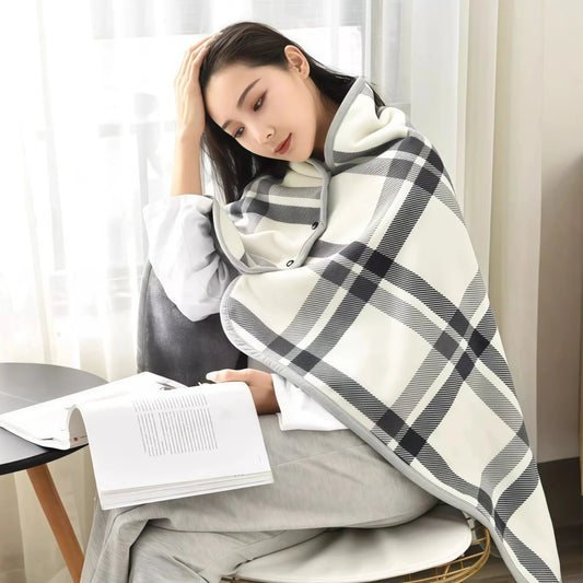 Wrap-Around Fleece Throw
