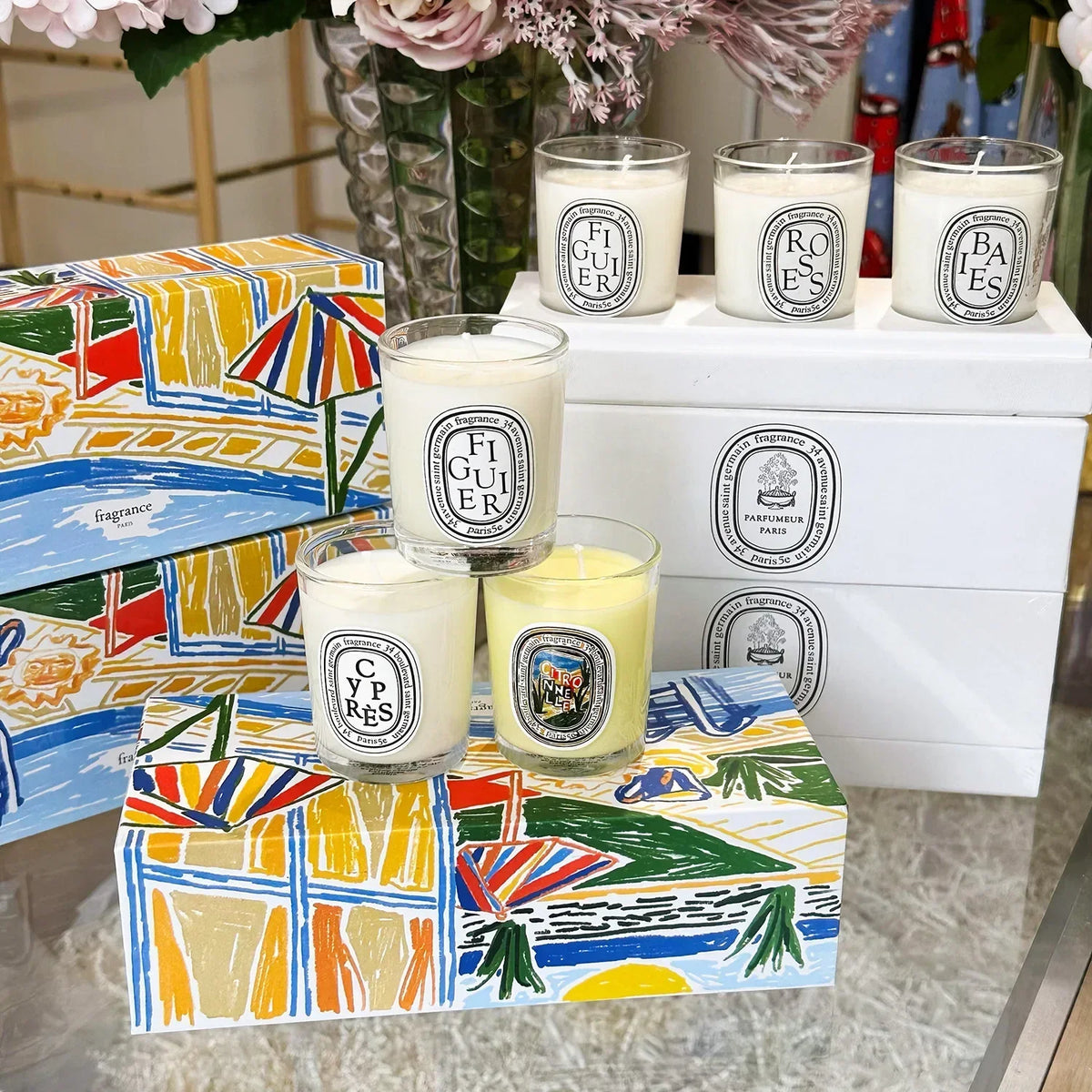 French-Style Scented Candle – Elegant Home Fragrance