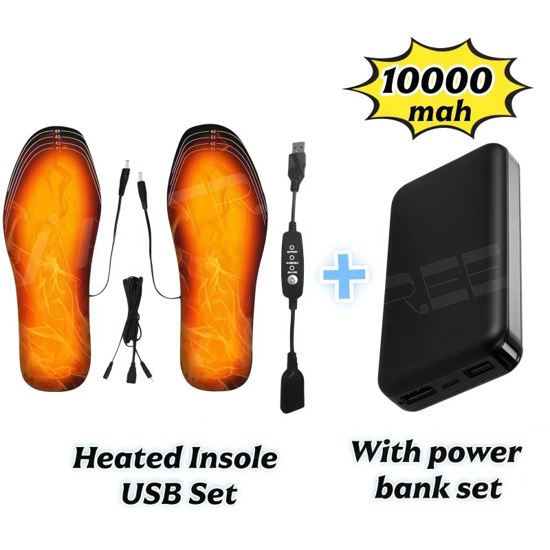 USB Heated Insoles – Electric Foot Warmer