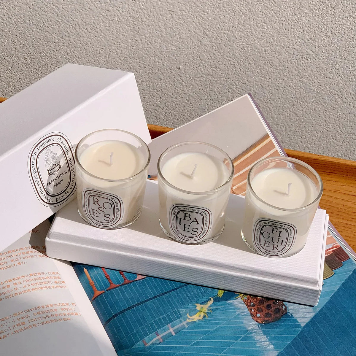 French-Style Scented Candle – Elegant Home Fragrance