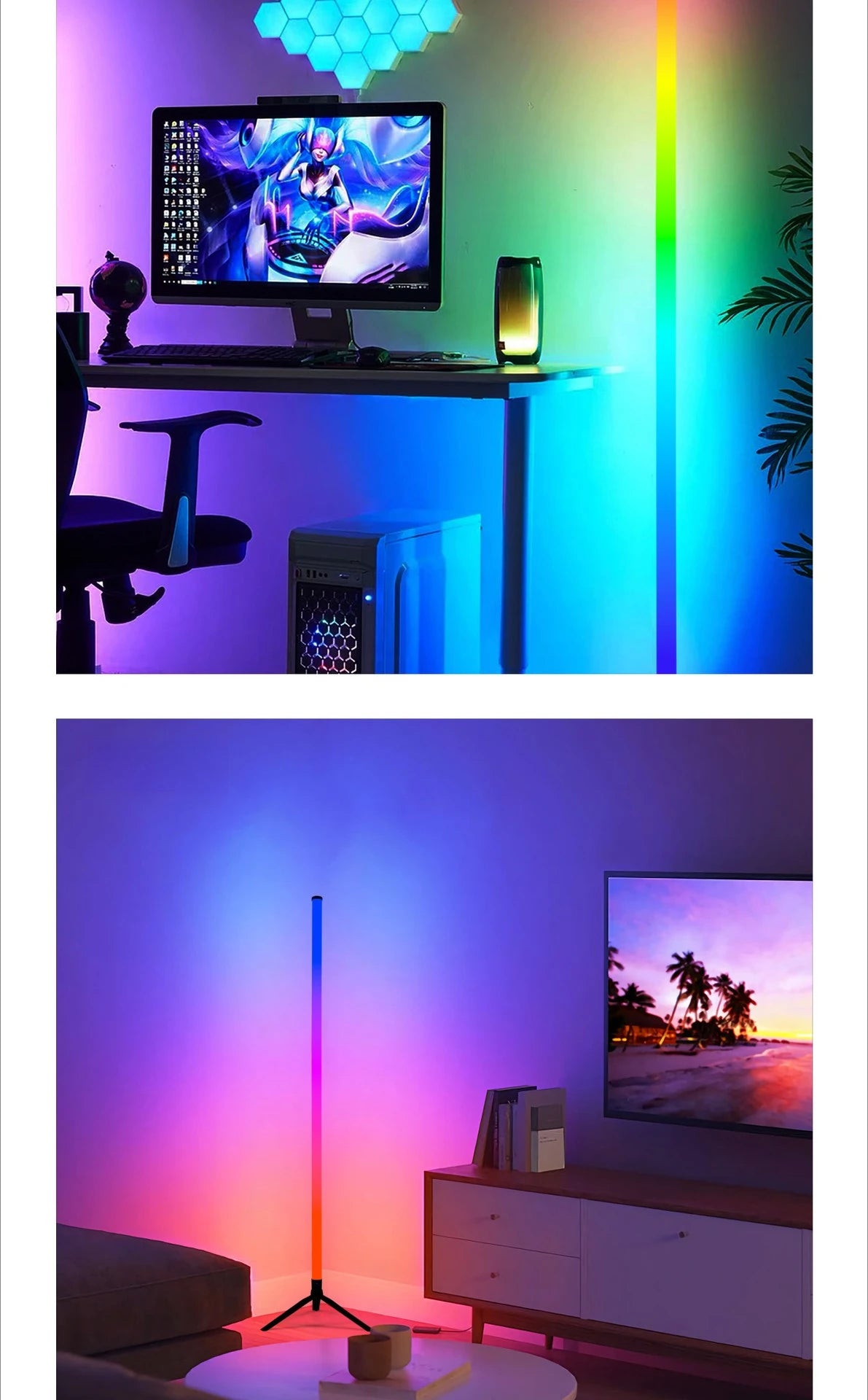 RGB LED Light Bar – Sound Reactive Ambient Lighting