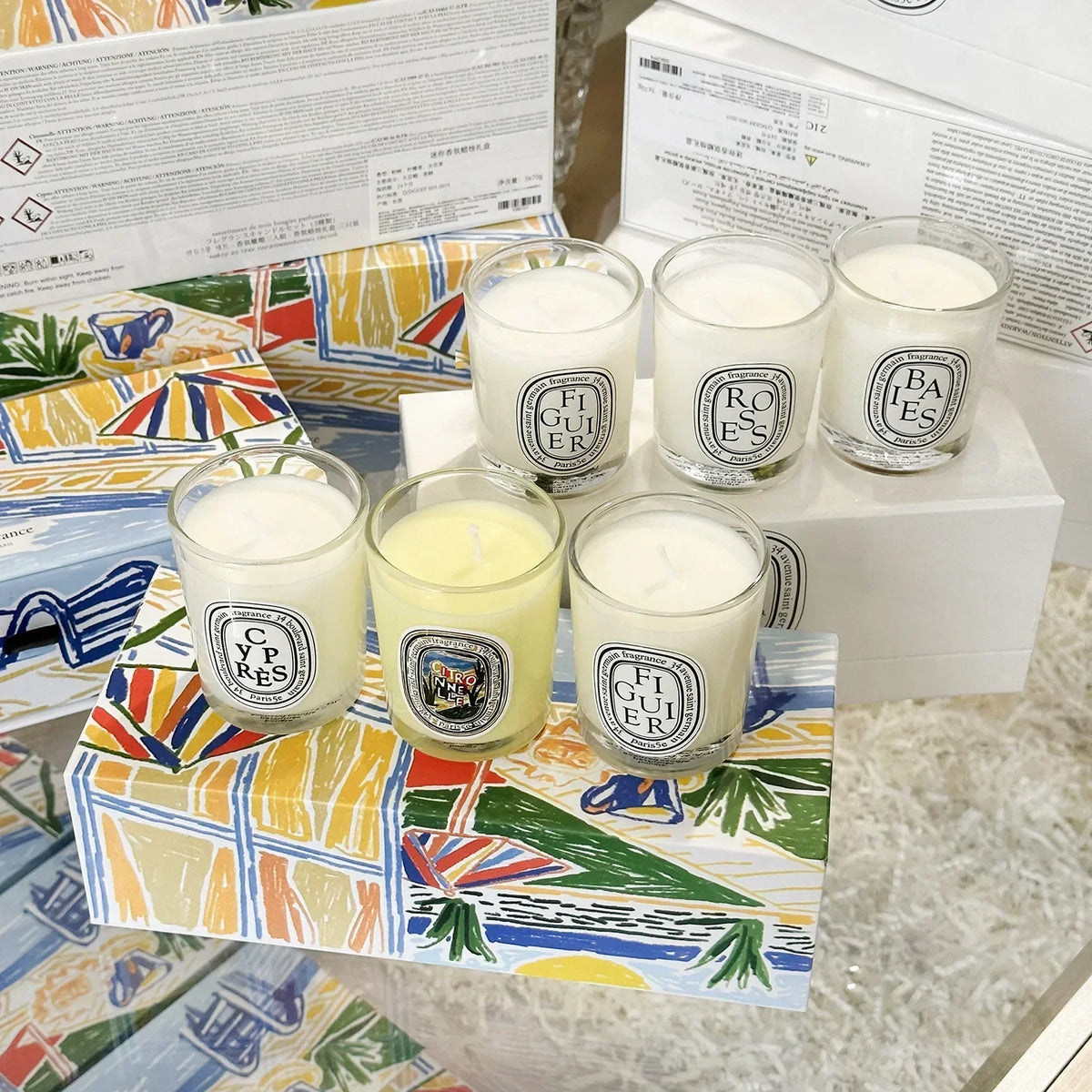 French-Style Scented Candle – Elegant Home Fragrance