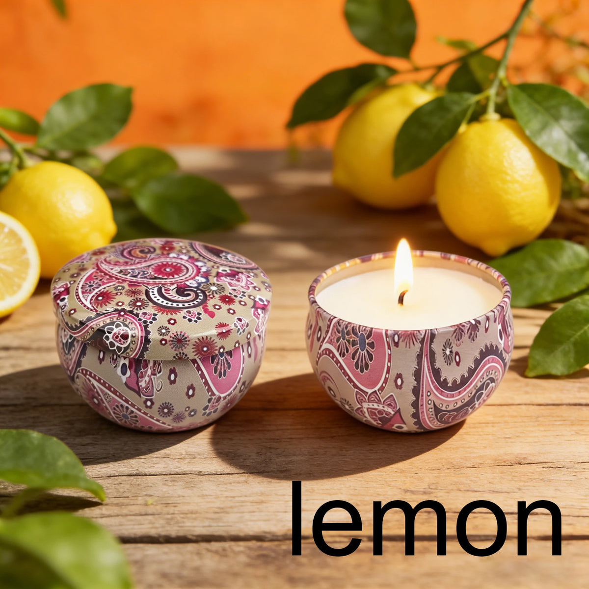 Mini Scented Soy Candle Tin – Aromatherapy Candle