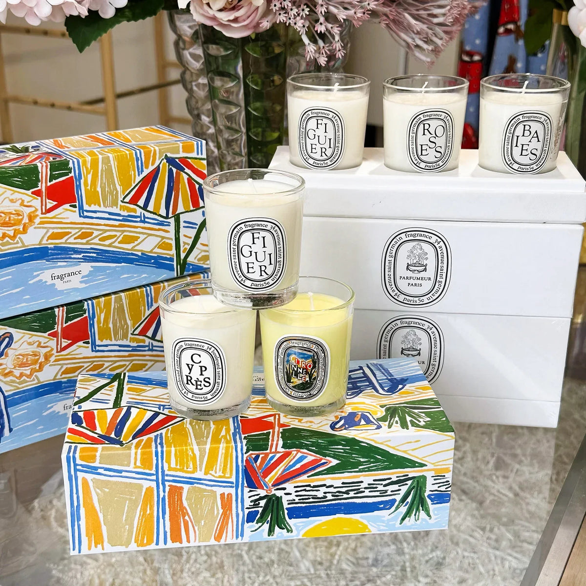 French-Style Scented Candle – Elegant Home Fragrance