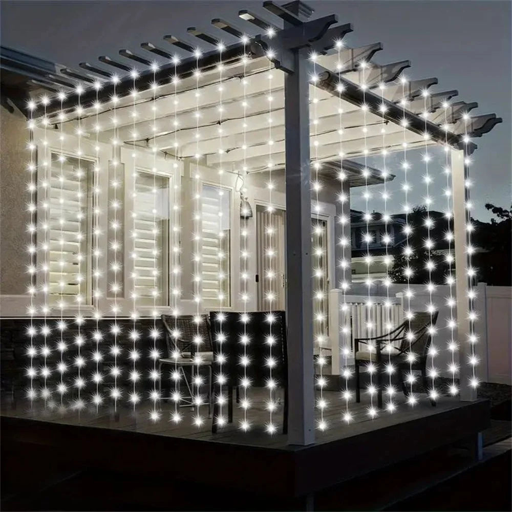 Sparkle Net Curtain Lights – Remote Control LED String