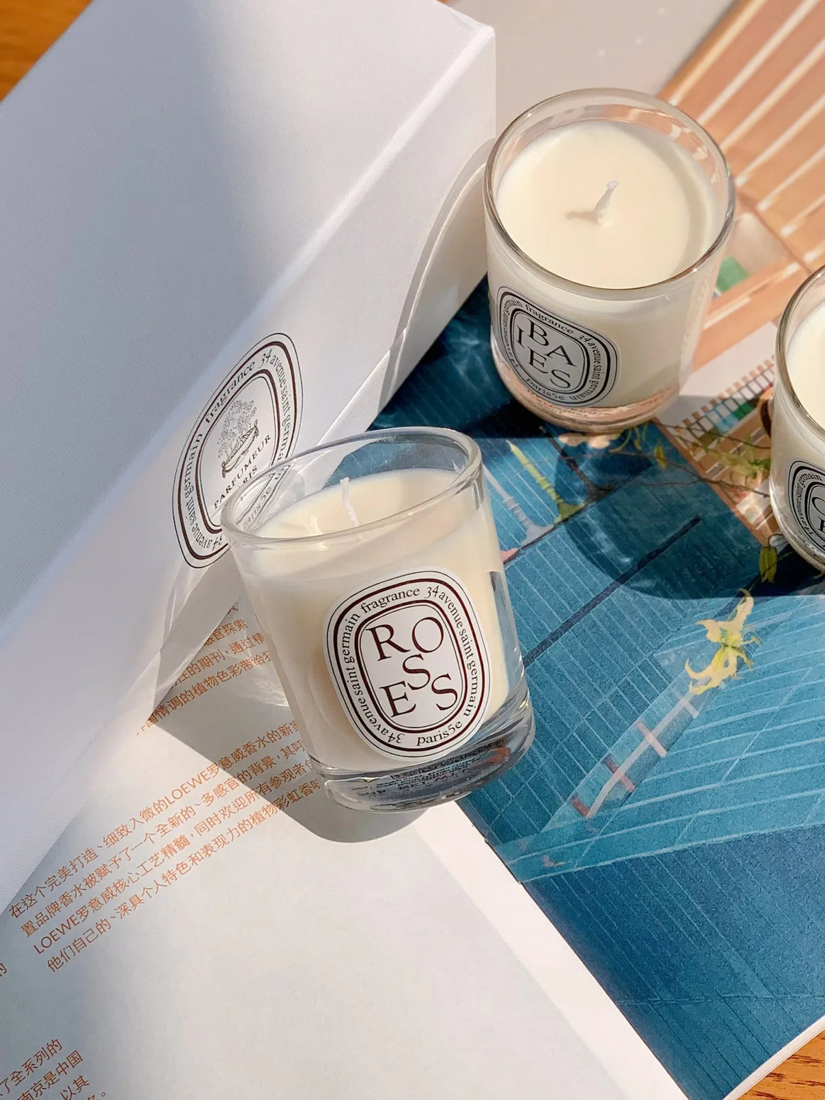 French-Style Scented Candle – Elegant Home Fragrance