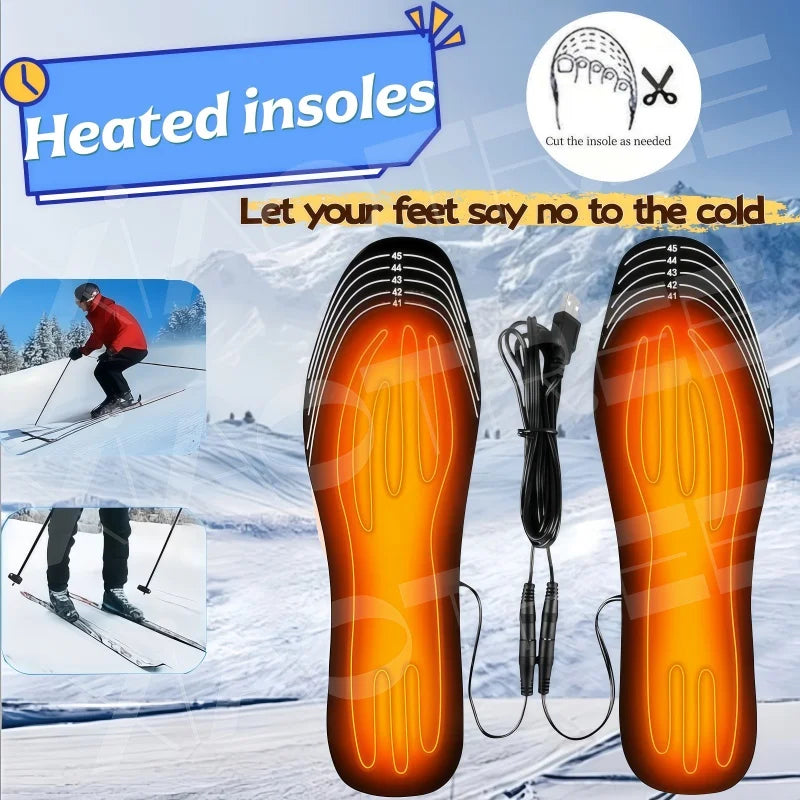 USB Heated Insoles – Electric Foot Warmer