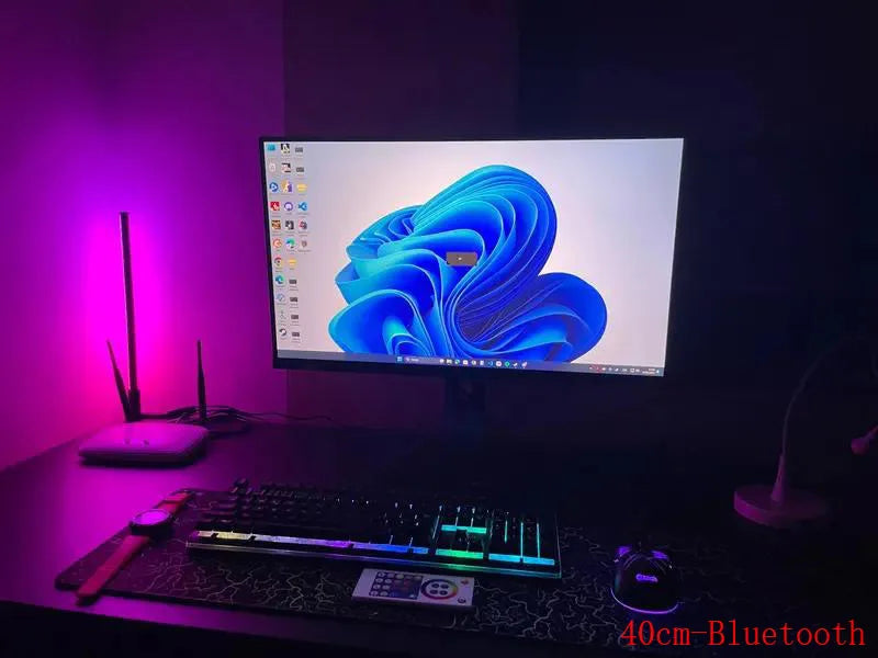 RGB Corner Floor Lamp – Smart App & Remote Control