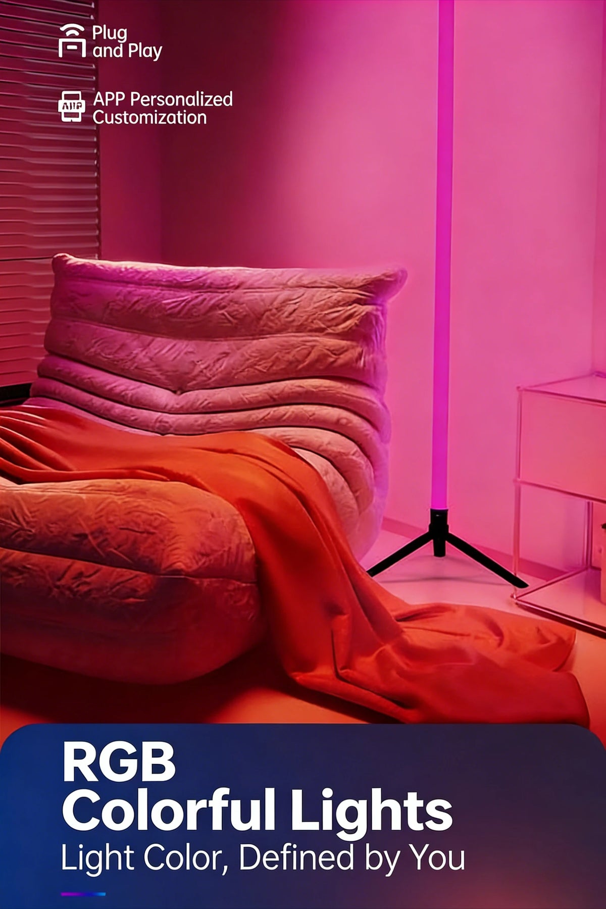 RGB LED Light Bar – Sound Reactive Ambient Lighting