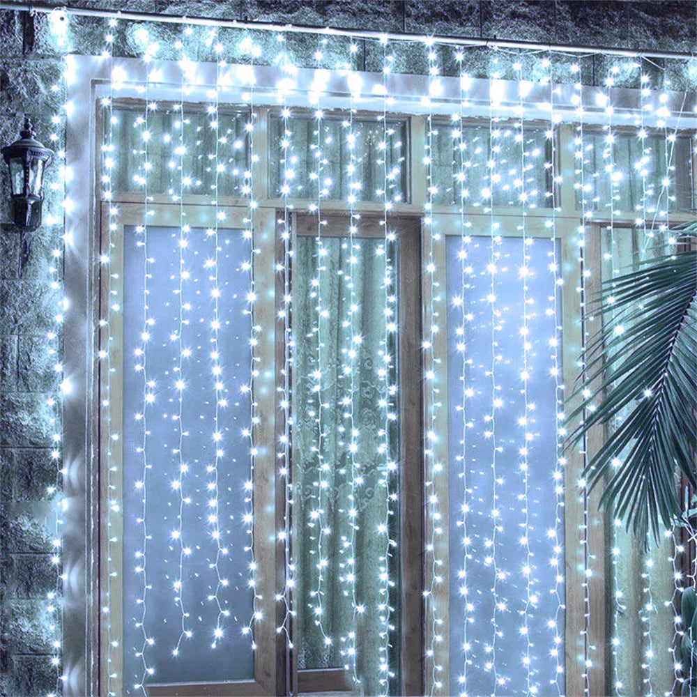 Sparkle Net Curtain Lights – Remote Control LED String