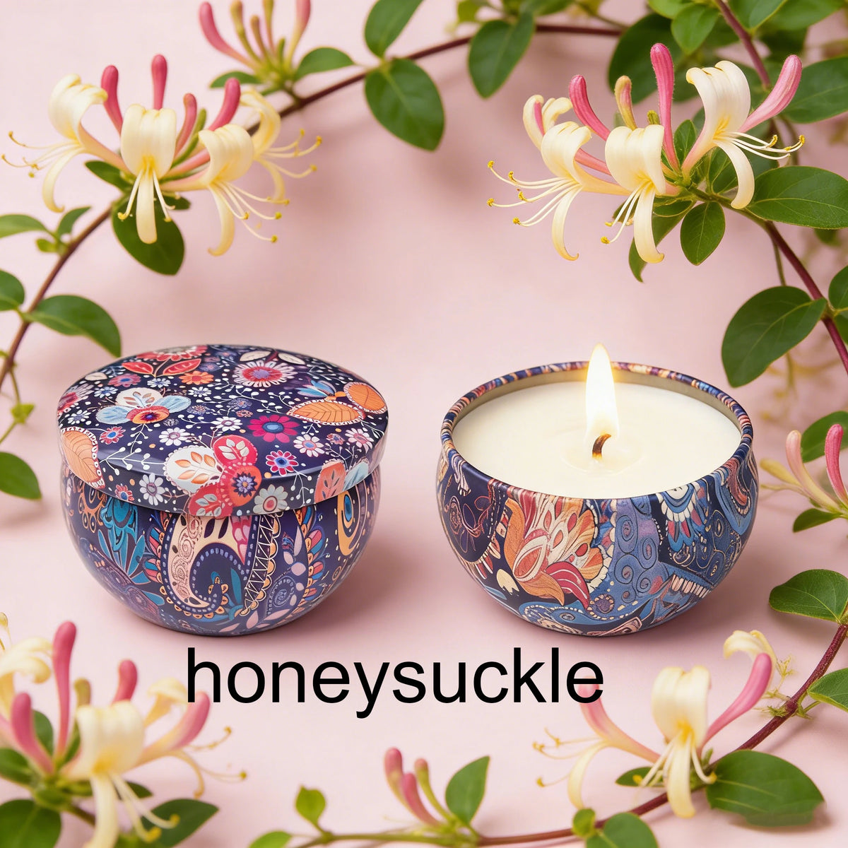 Mini Scented Soy Candle Tin – Aromatherapy Candle