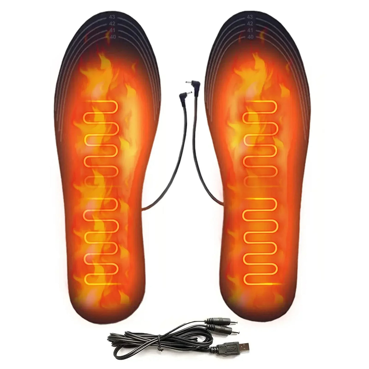 USB Heated Insoles – Electric Foot Warmer