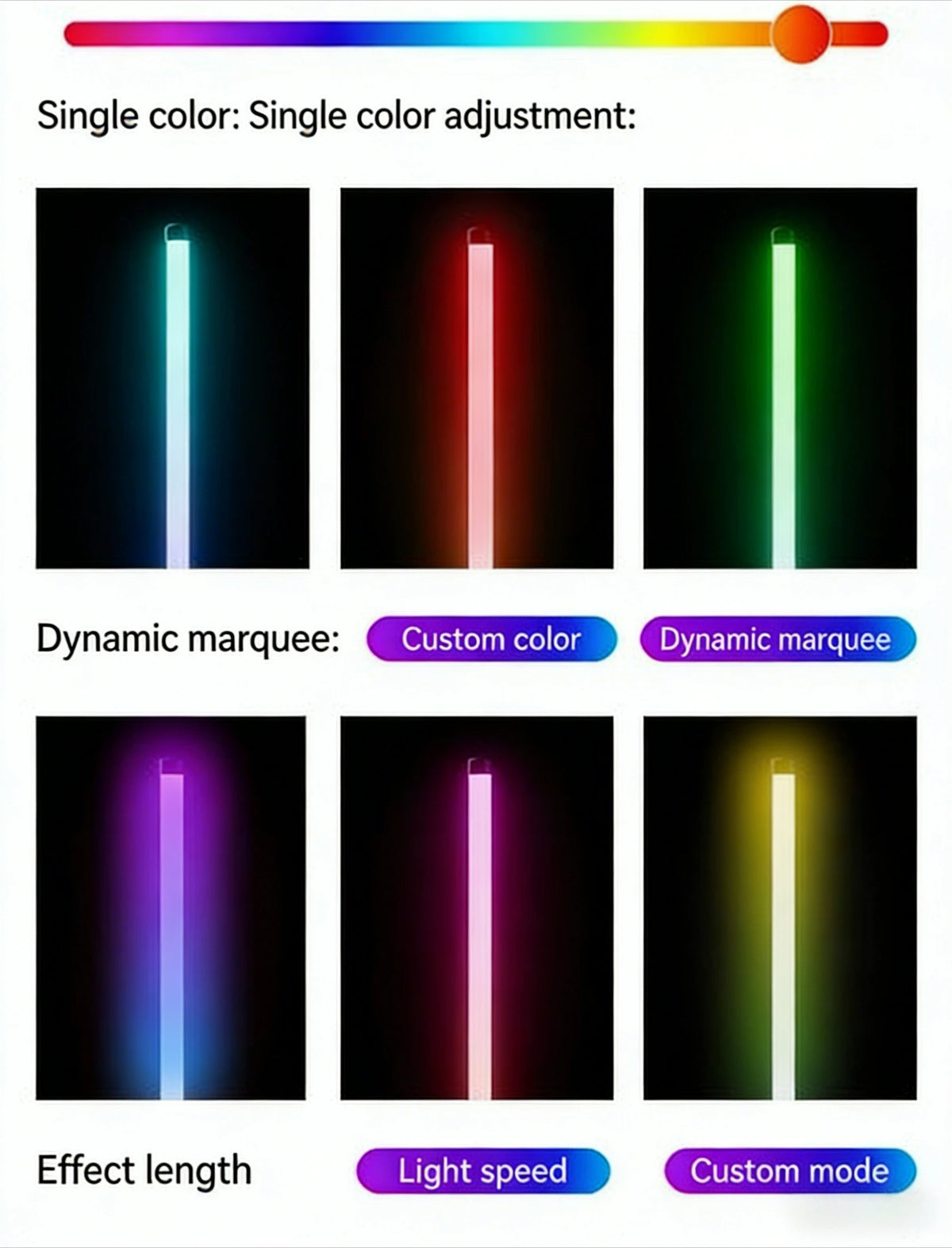 RGB LED Light Bar – Sound Reactive Ambient Lighting