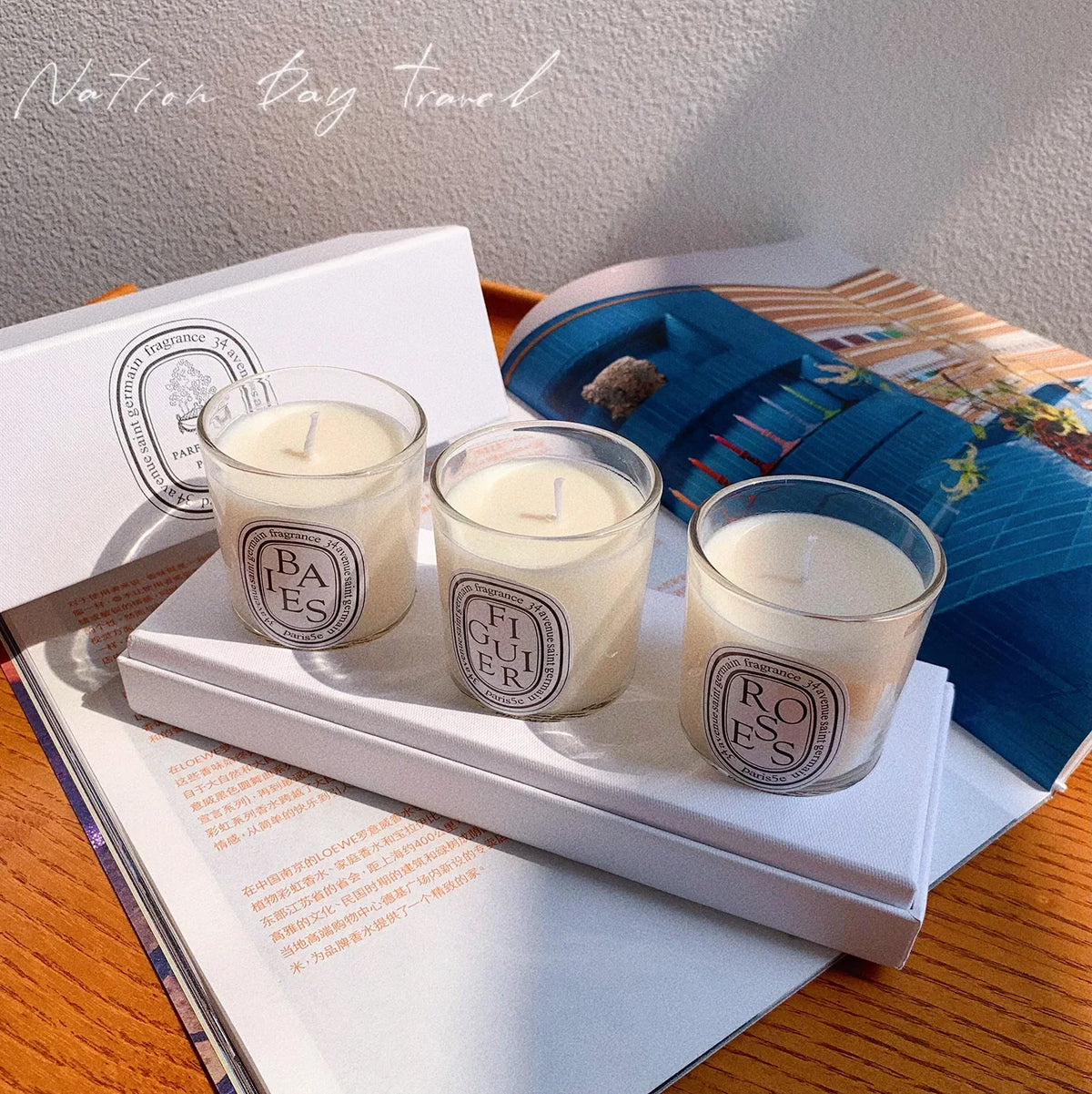 French-Style Scented Candle – Elegant Home Fragrance